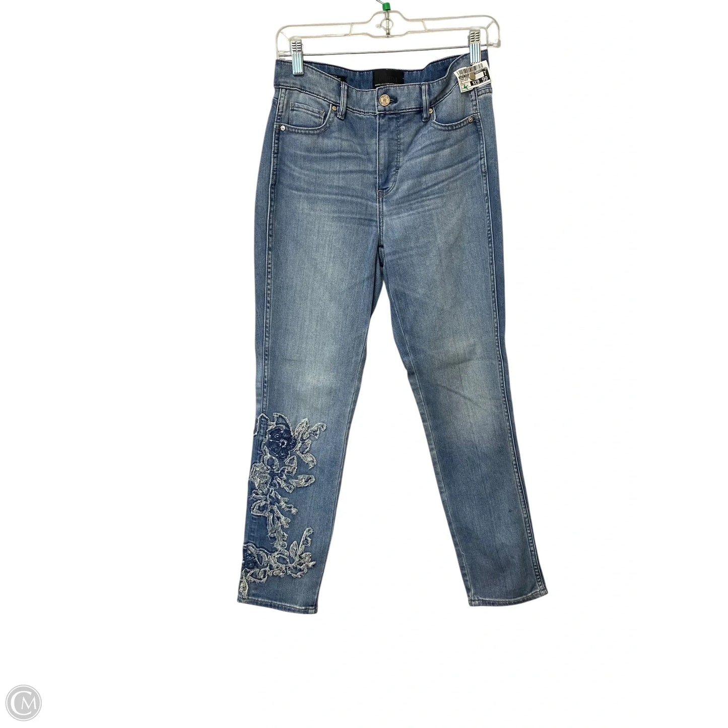 Jeans Straight By White House Black Market In Blue Denim, Size: 0