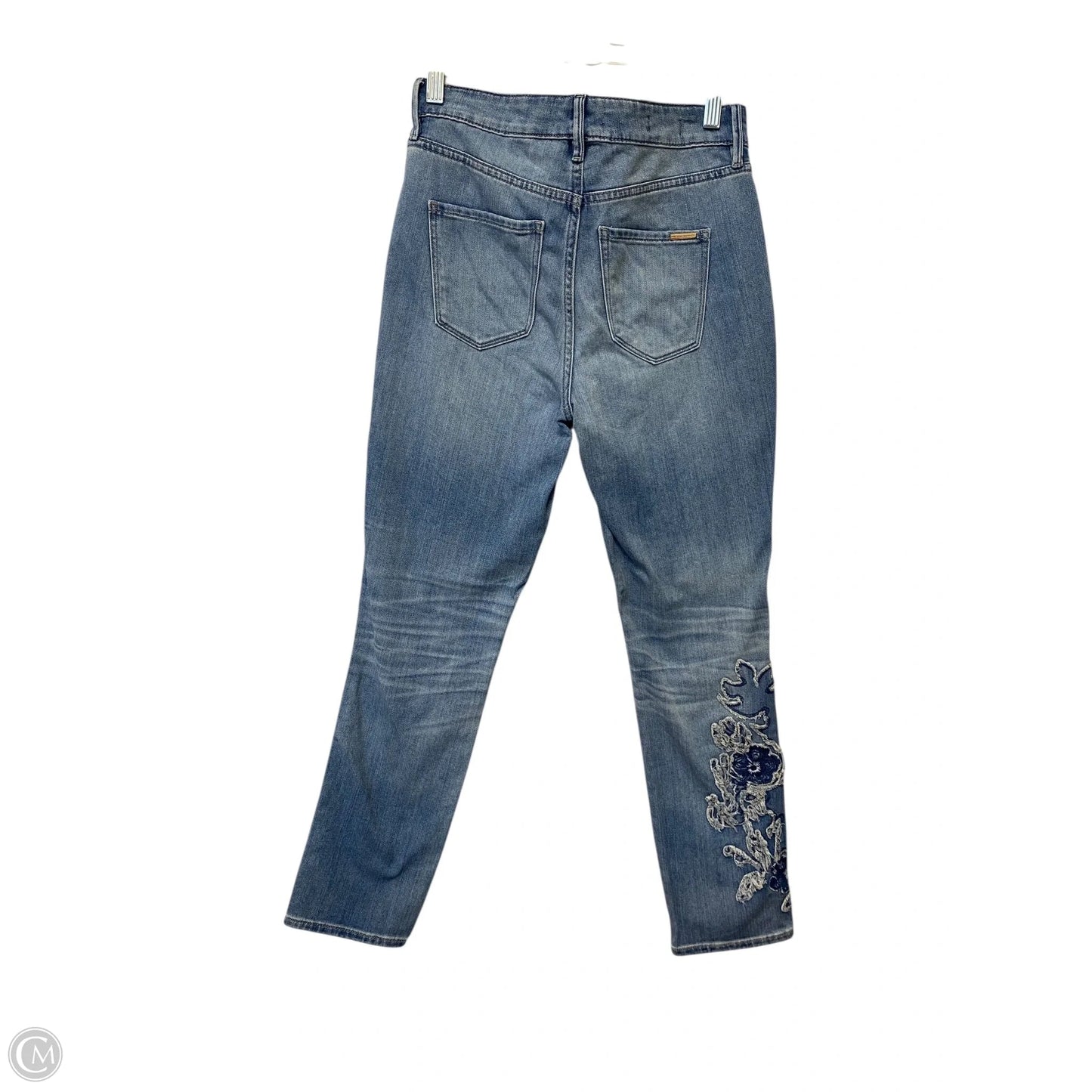 Jeans Straight By White House Black Market In Blue Denim, Size: 0