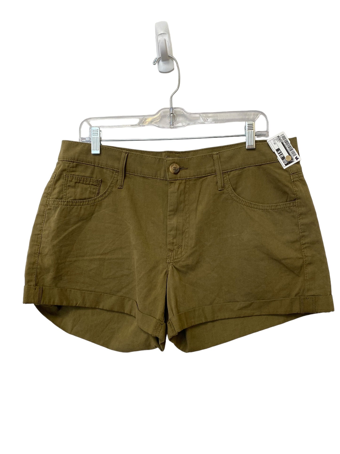 Green Shorts Mother, Size 29
