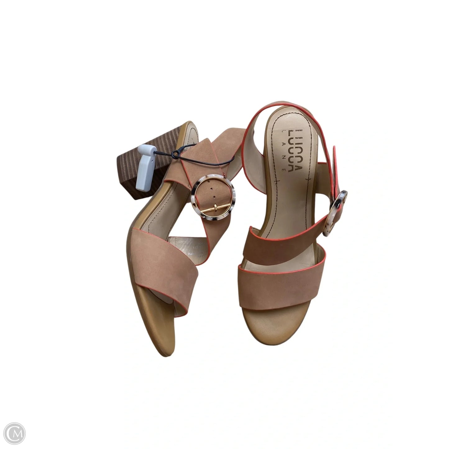 Shoes Heels Block By Clothes Mentor In Brown, Size: 8