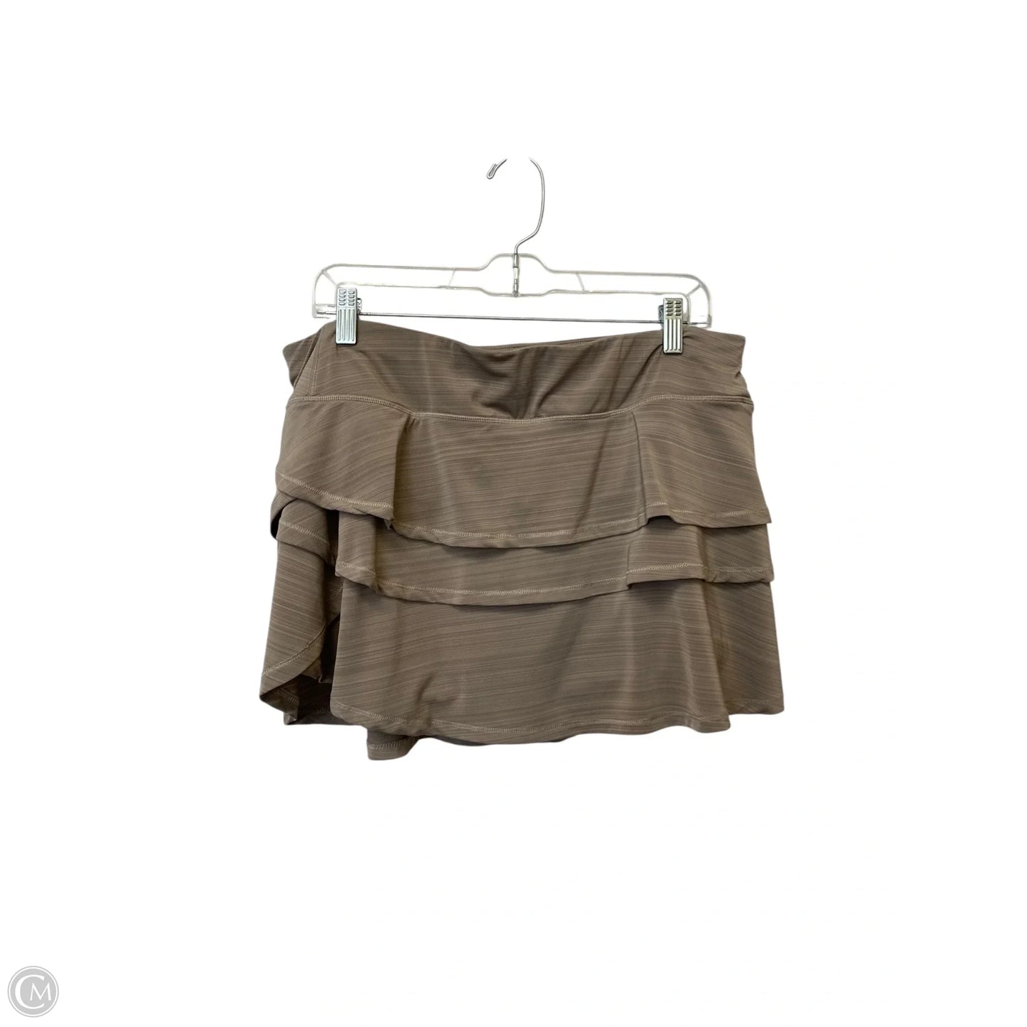 Athletic Skirt By Calvin Klein Performance In Brown, Size: Xxl