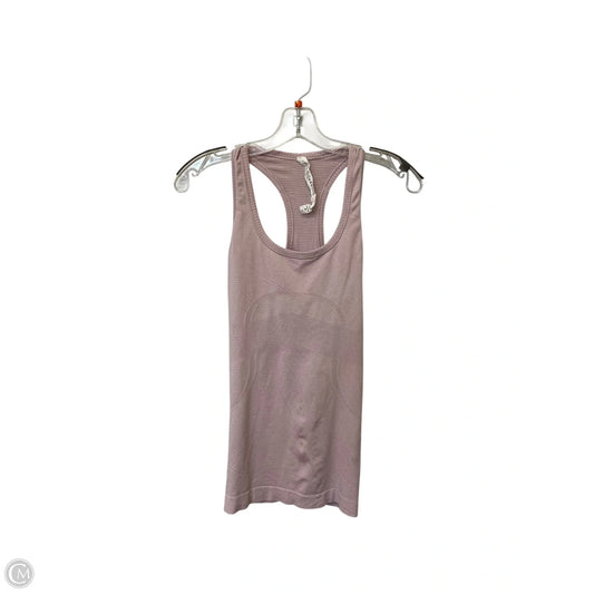 Athletic Tank Top By Lululemon In Pink, Size: 6