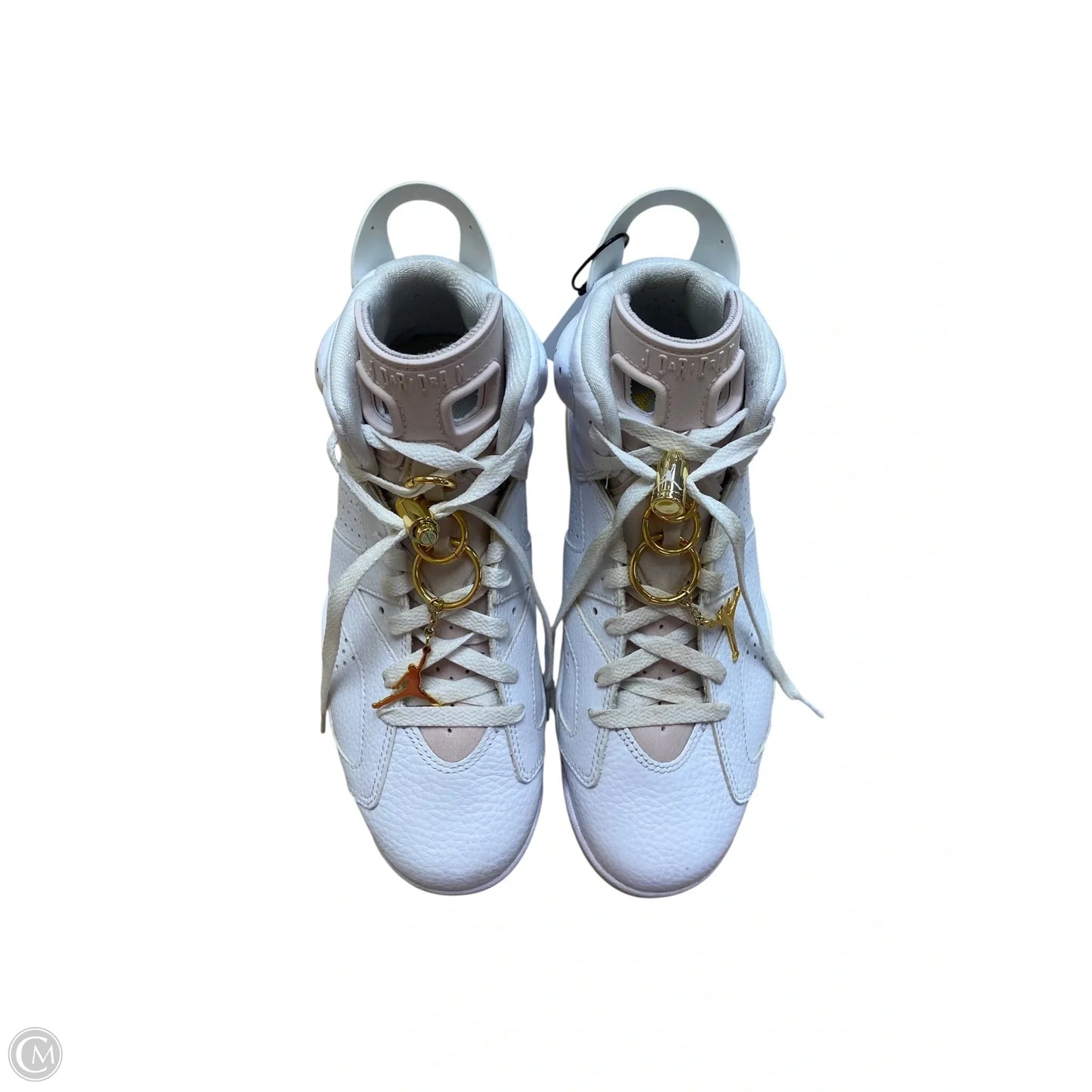 Shoes Luxury Designer By Jordan In White, Size: 10