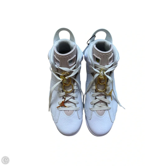 Shoes Luxury Designer By Jordan In White, Size: 10