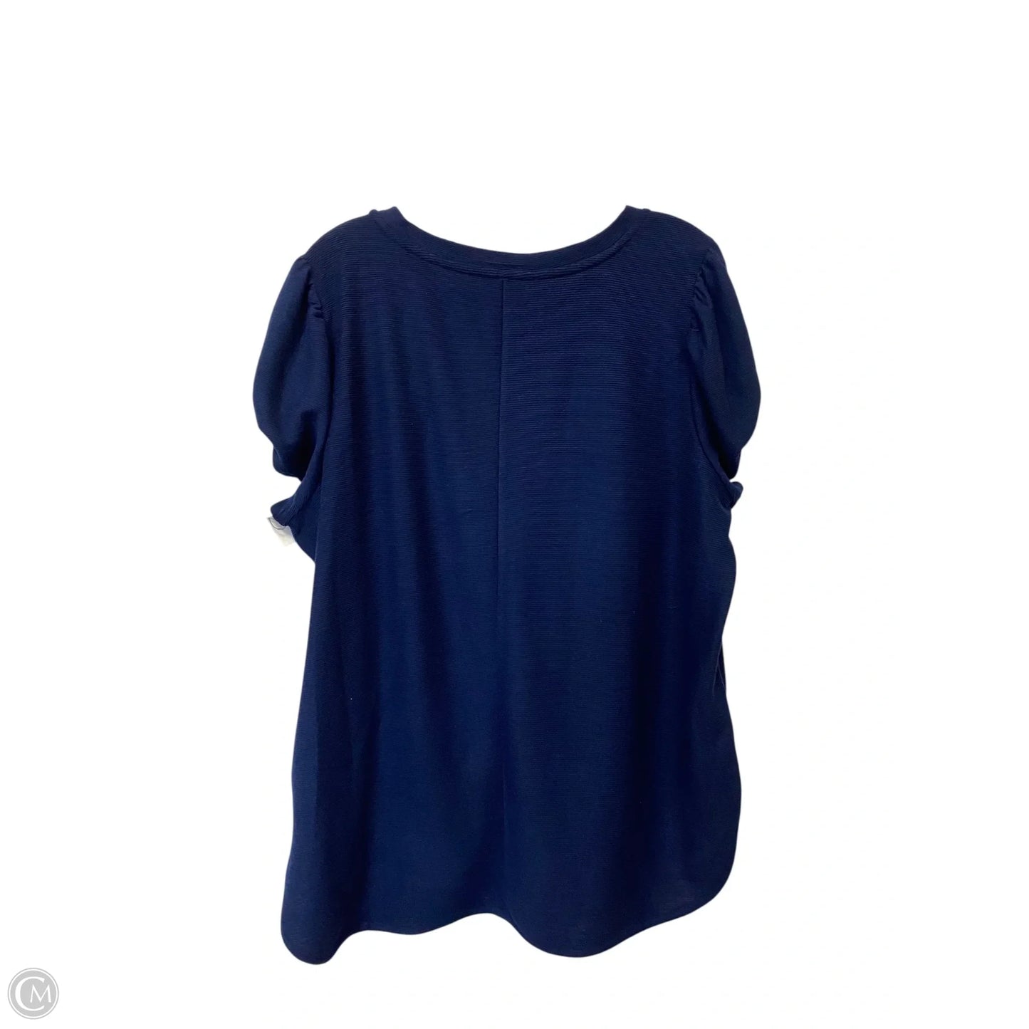 Top Short Sleeve By Crown And Ivy In Blue, Size: Xxl