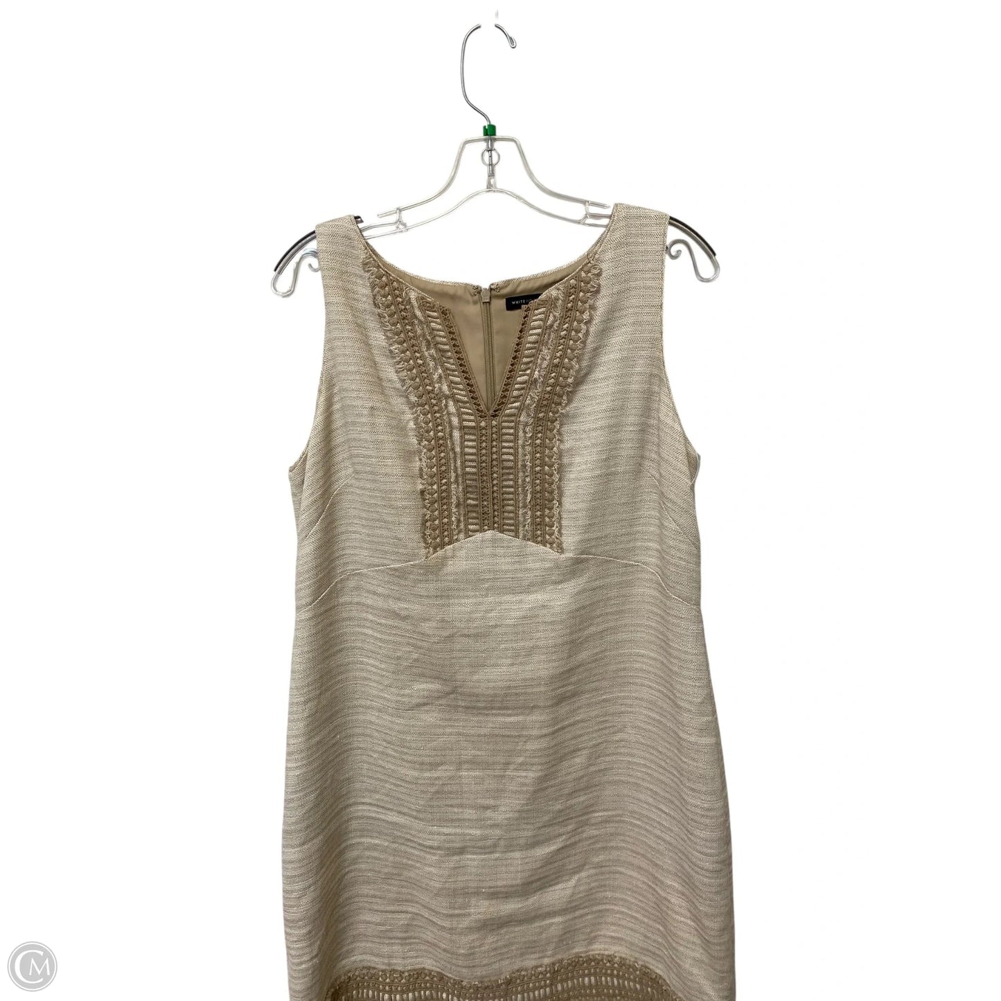 Dress Casual Midi By White House Black Market In Brown, Size: 12