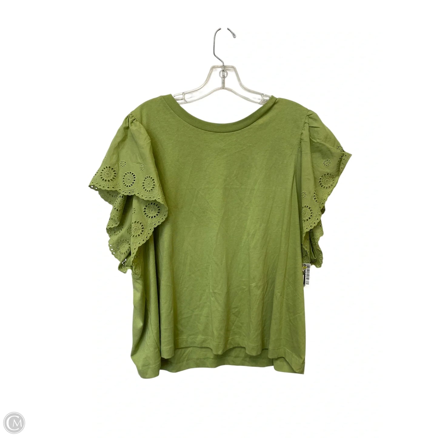 Top Short Sleeve Basic By Old Navy In Green, Size: Xxl