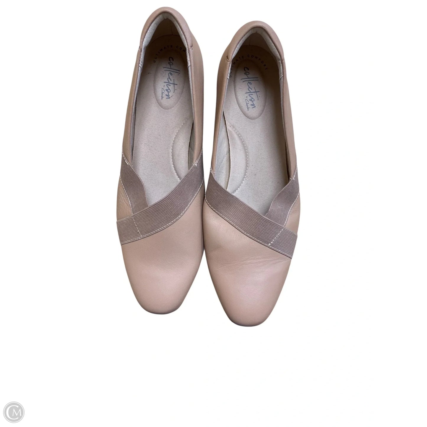 Shoes Heels Block By Clarks In Brown, Size: 11