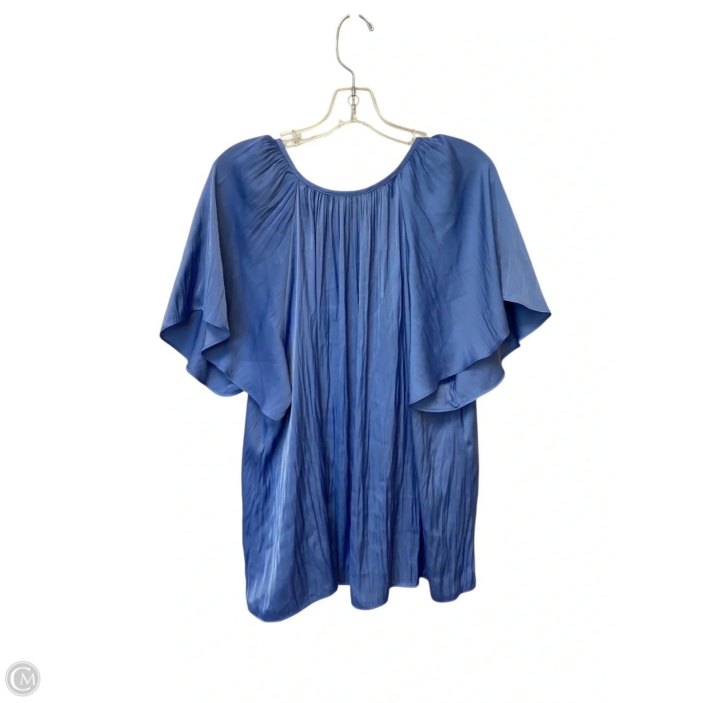 Top Short Sleeve By Lane Bryant In Blue, Size: 18