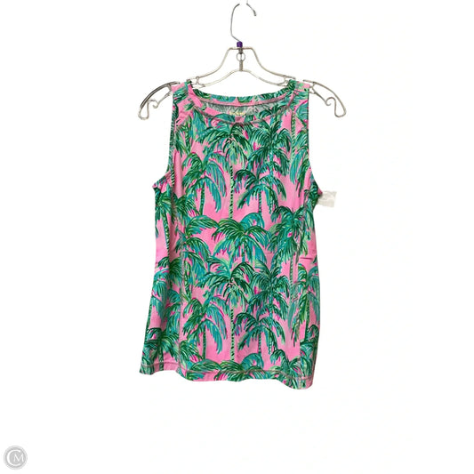 Tank Top Designer By Lilly Pulitzer In Tropical Print, Size: S