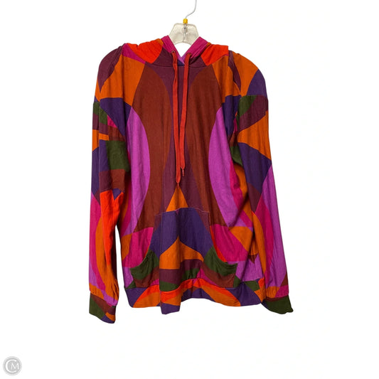 Sweatshirt Hoodie By Anthropologie In Multi-colored, Size: S