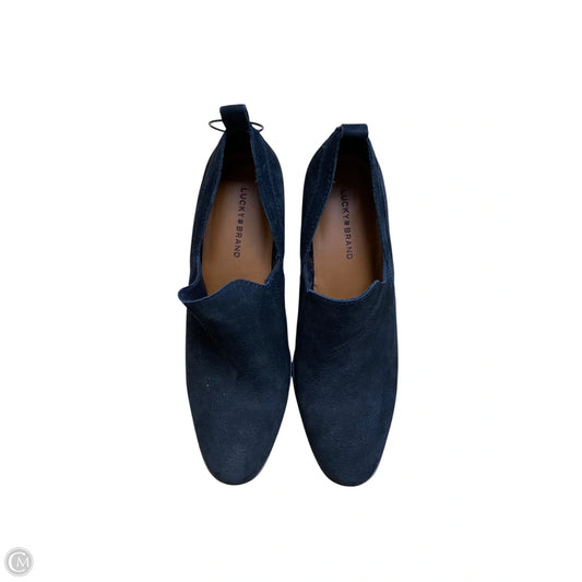 Shoes Heels Block By Lucky Brand In Black & Brown, Size: 8