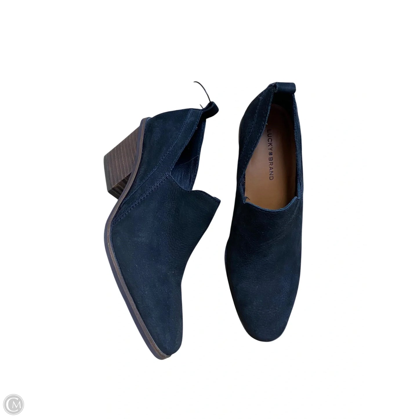 Shoes Heels Block By Lucky Brand In Black & Brown, Size: 8