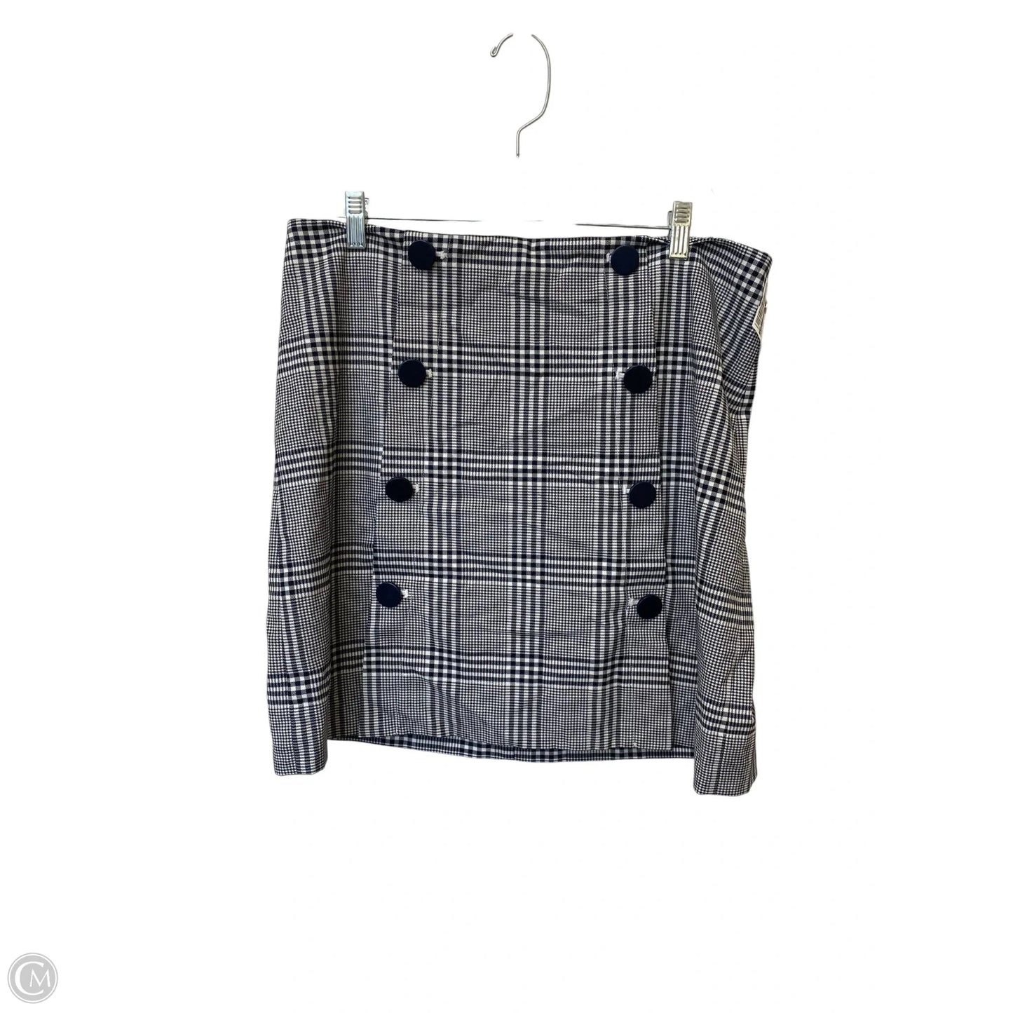 Skirt Mini & Short By Loft In Plaid Pattern, Size: 14