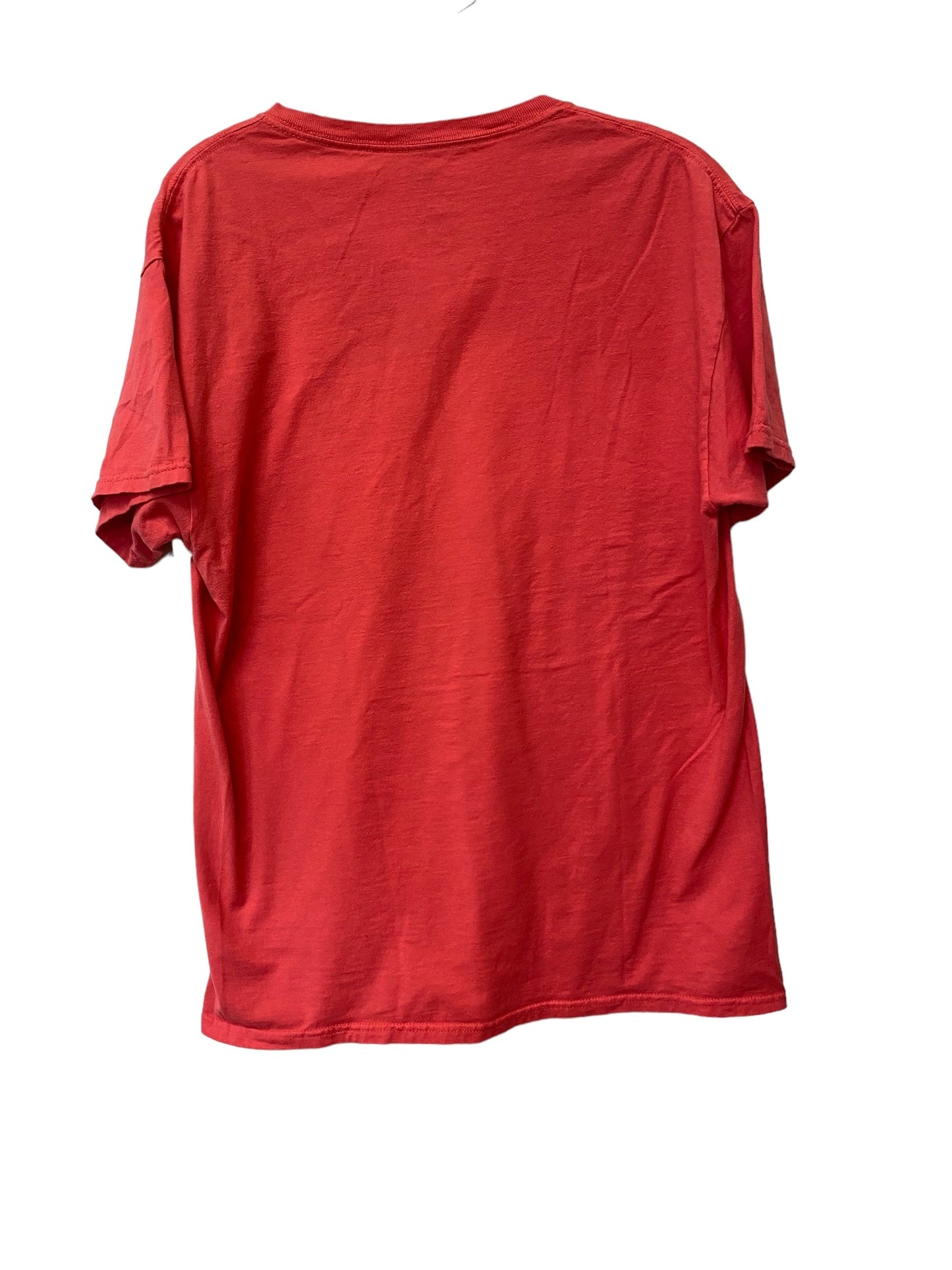 Red Top Short Sleeve Basic Fruit Of The Loom, Size M