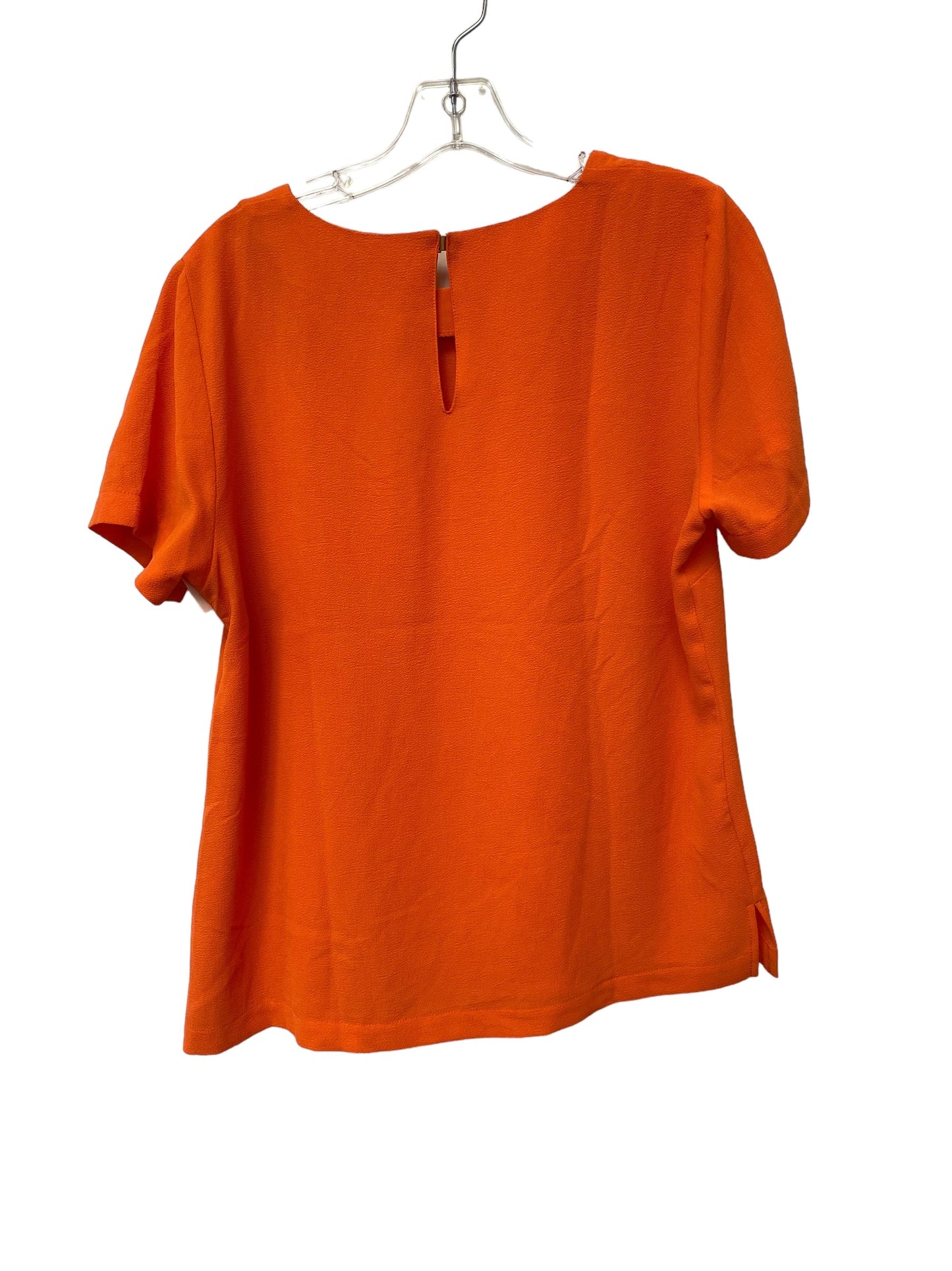 Orange Top Short Sleeve Rose And Olive, Size M