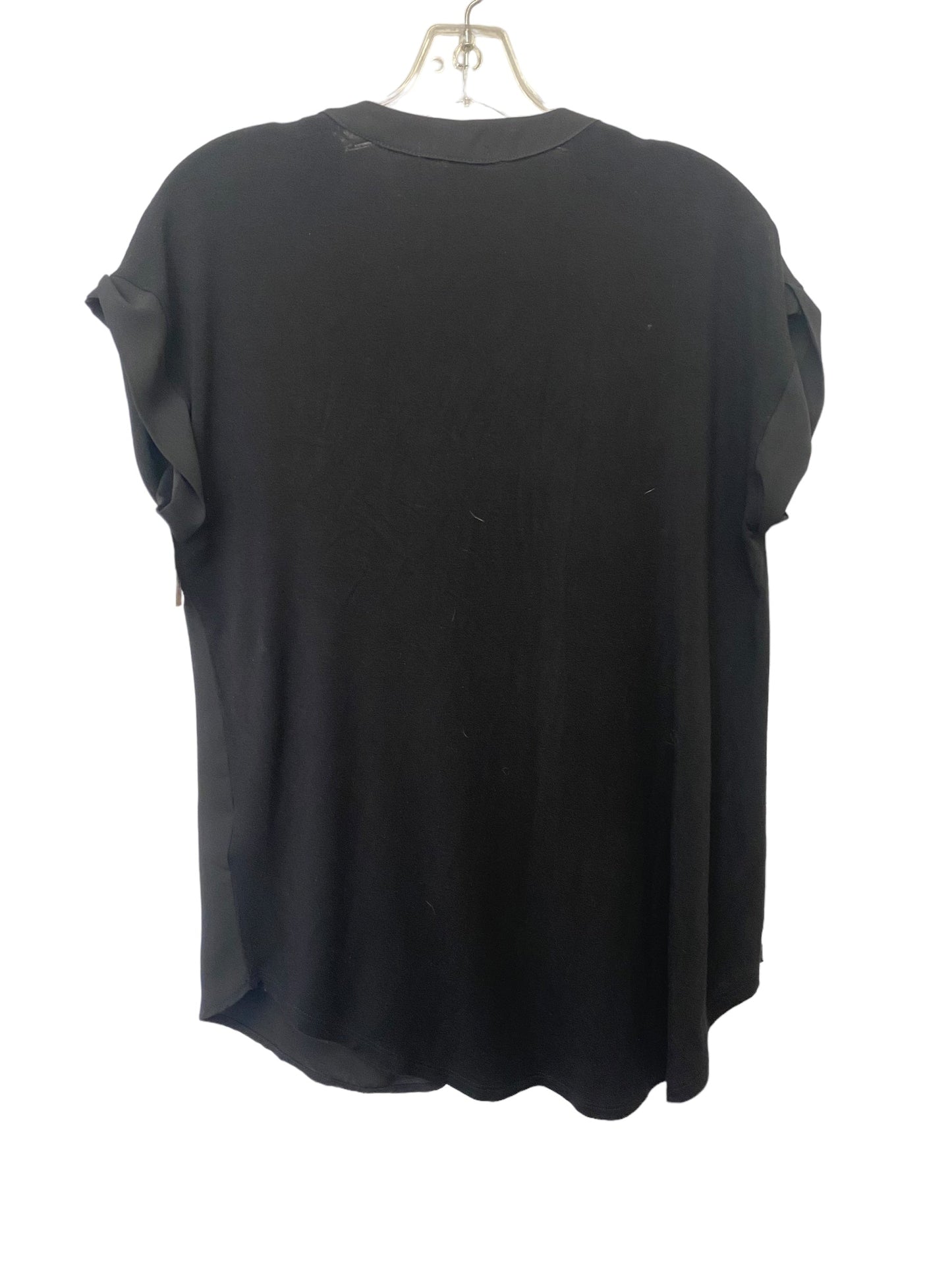 Black Top Short Sleeve Pleione, Size S