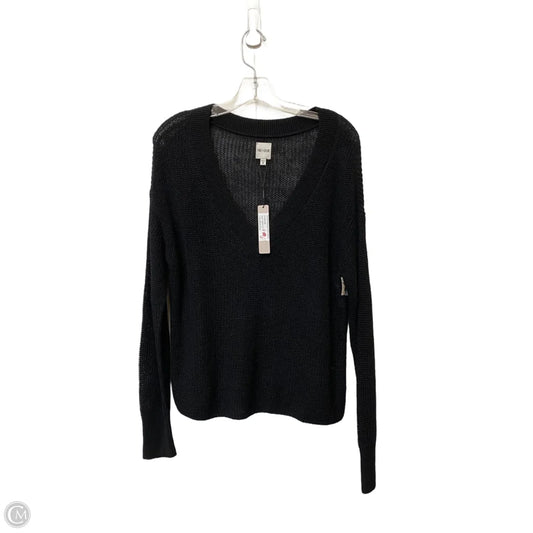 Top Long Sleeve Basic By Nic + Zoe In Black, Size: M