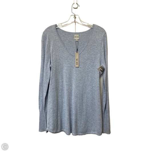 Top Long Sleeve Basic By Nic + Zoe In Blue, Size: M
