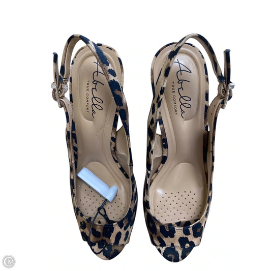 Shoes Heels Stiletto By Abella In Animal Print, Size: 8.5