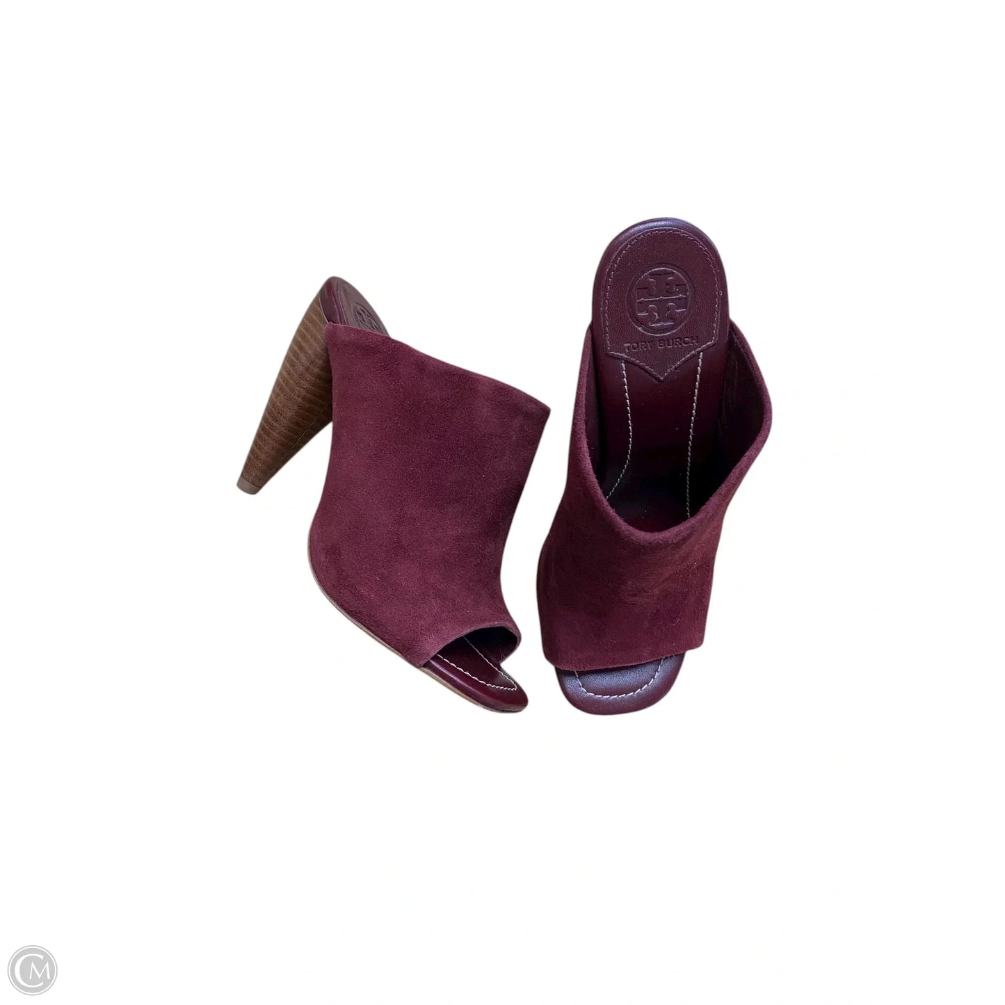Shoes Designer By Tory Burch In Maroon, Size: 5