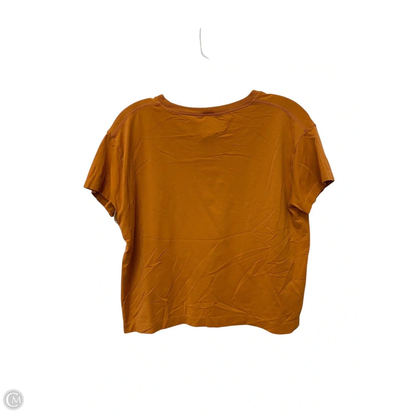 Athletic Top Short Sleeve By Athleta In Orange, Size: S