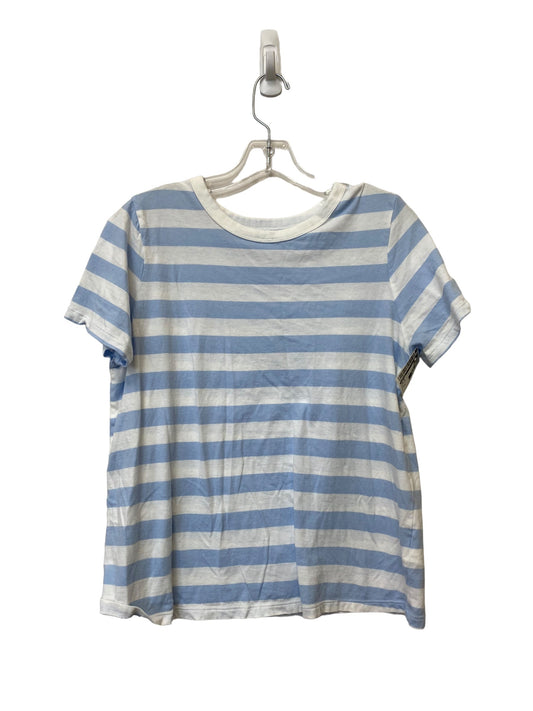 Striped Pattern Top Short Sleeve Old Navy, Size M