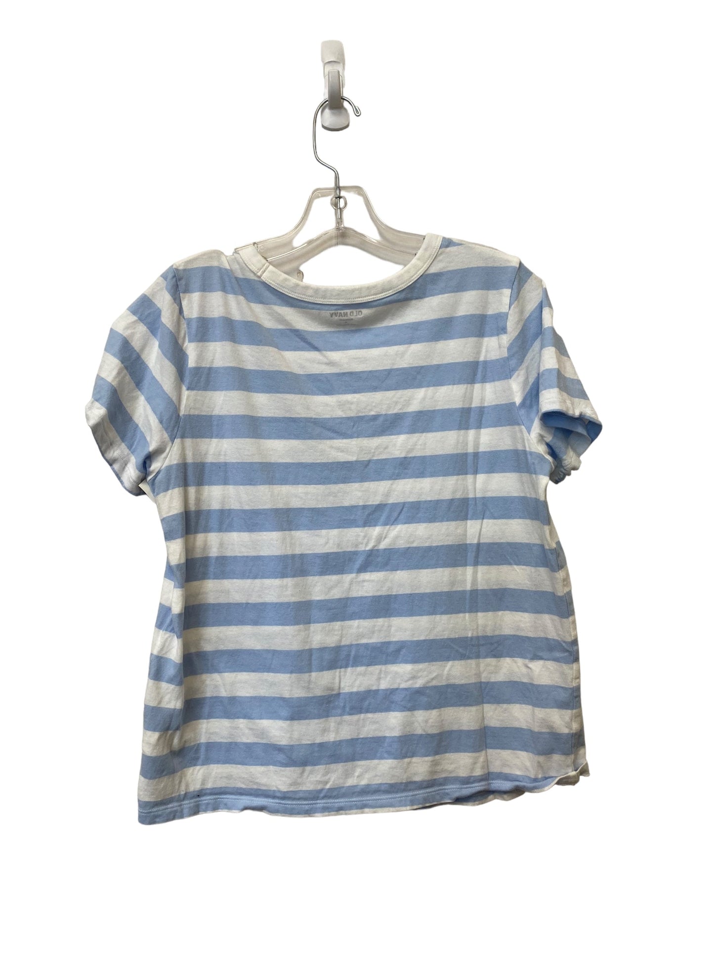 Striped Pattern Top Short Sleeve Old Navy, Size M