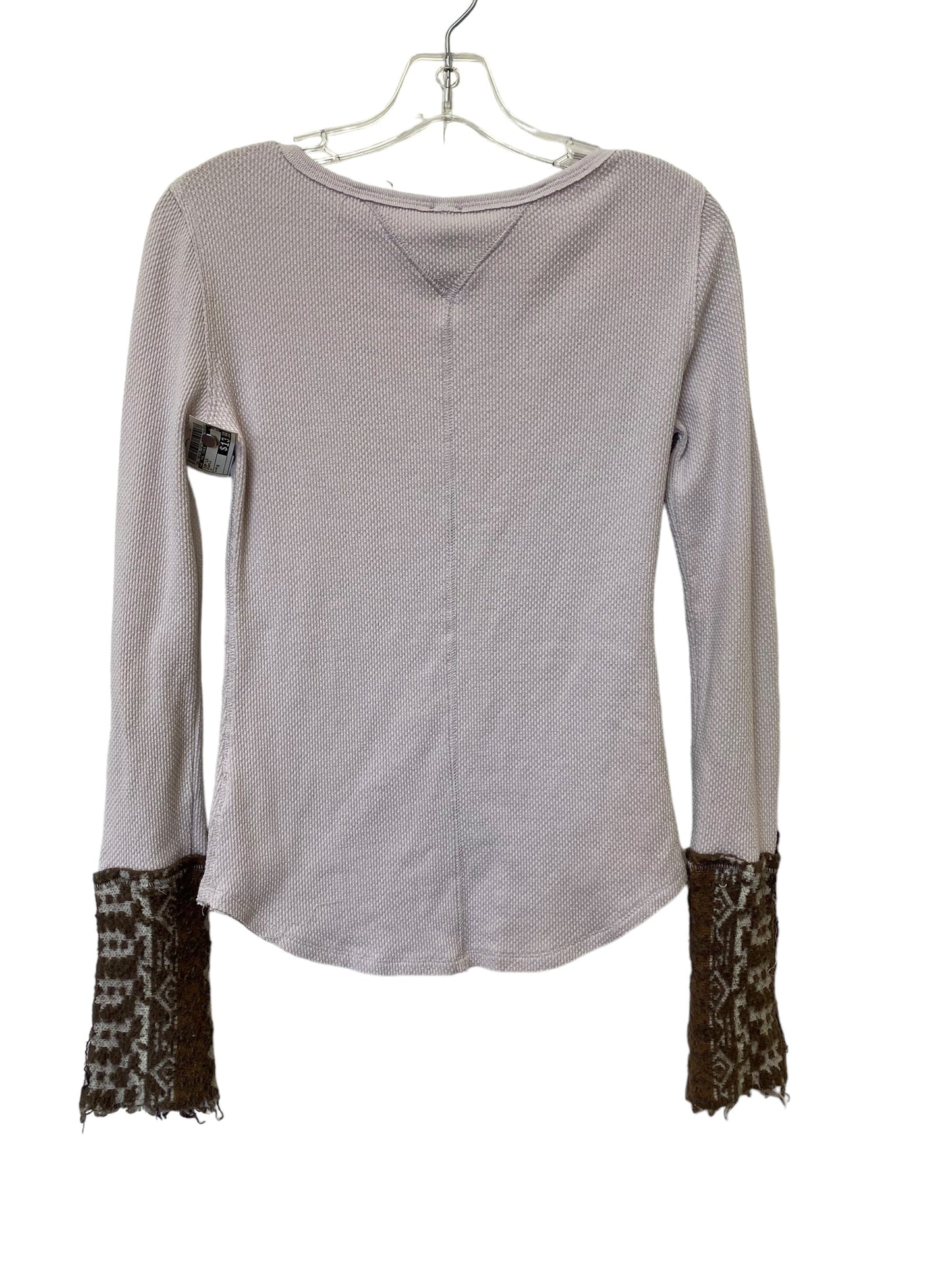 Top Long Sleeve By We The Free In Purple, Size: M