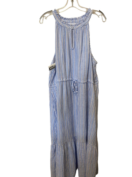 Dress Casual Maxi By Time And Tru In Striped Pattern, Size: Xxxl