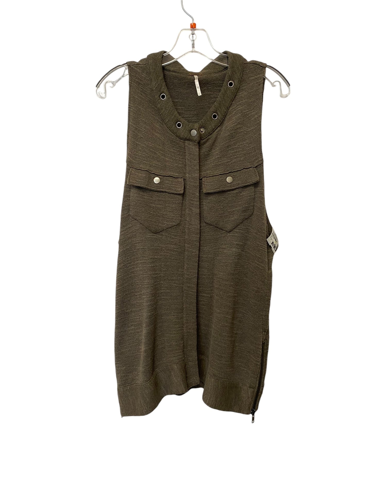 Vest Other By Free People In Green, Size: Xs