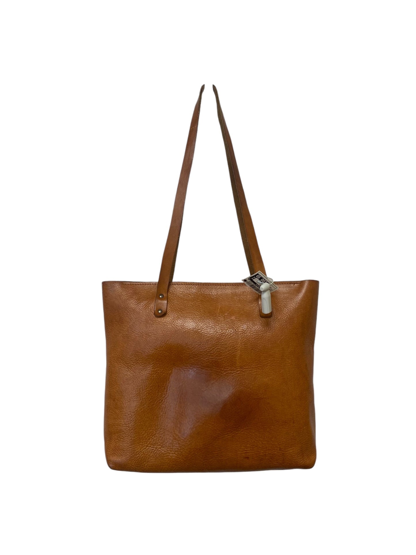 Handbag Leather By Clothes Mentor, Size: Large