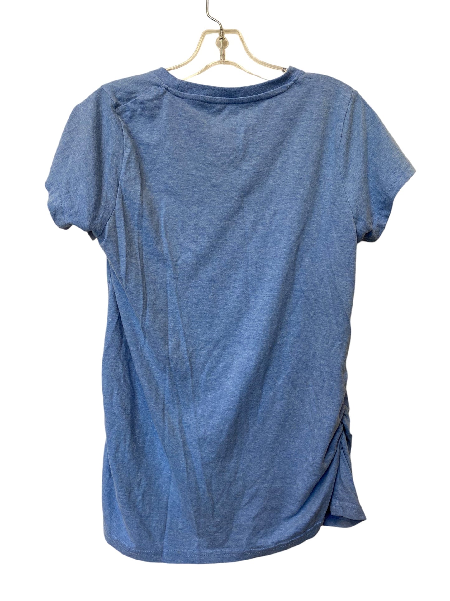 Top Short Sleeve Basic By Clothes Mentor In Blue, Size: M