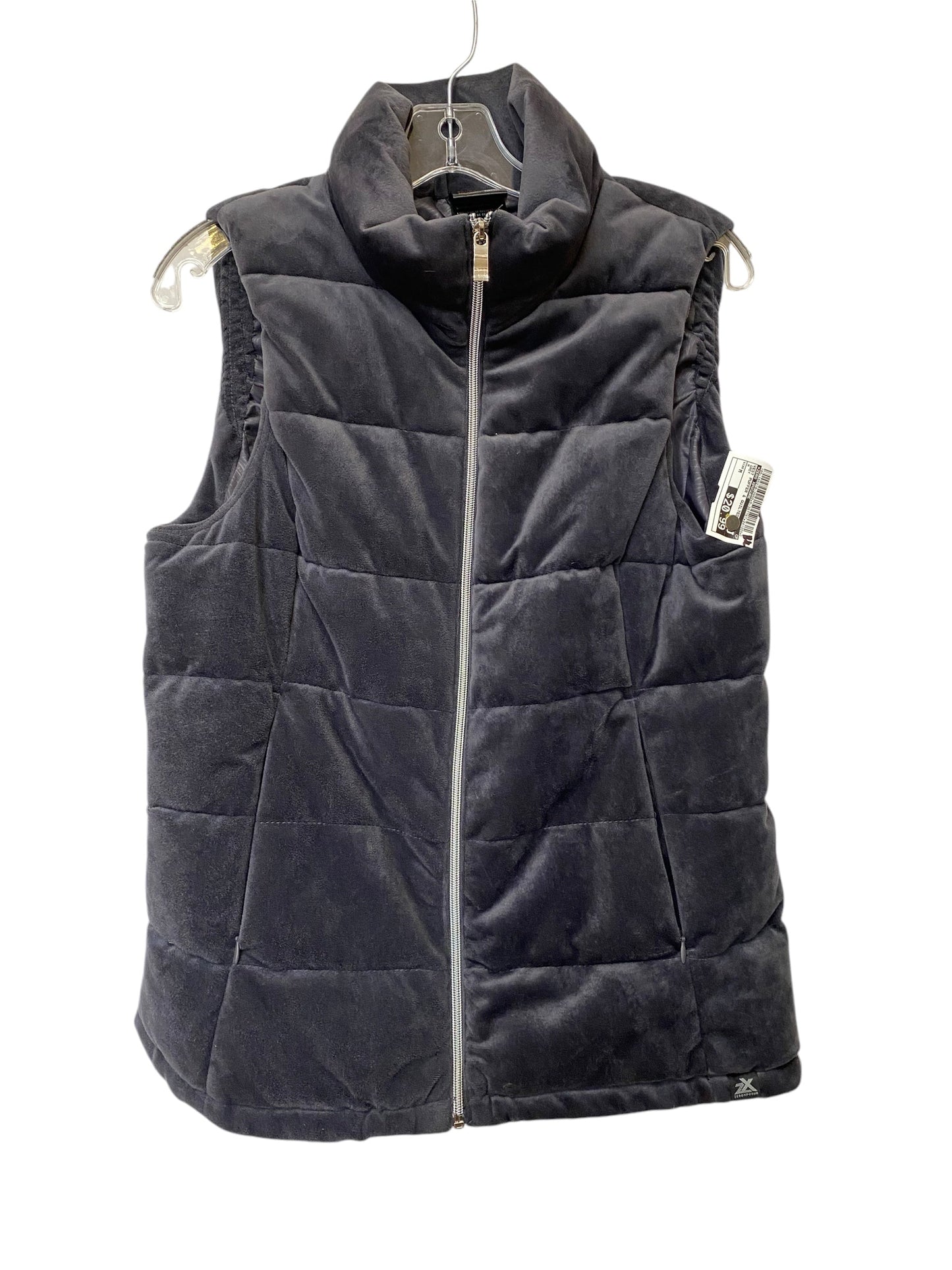 Vest Puffer & Quilted By Zero Xposure In Grey, Size: M