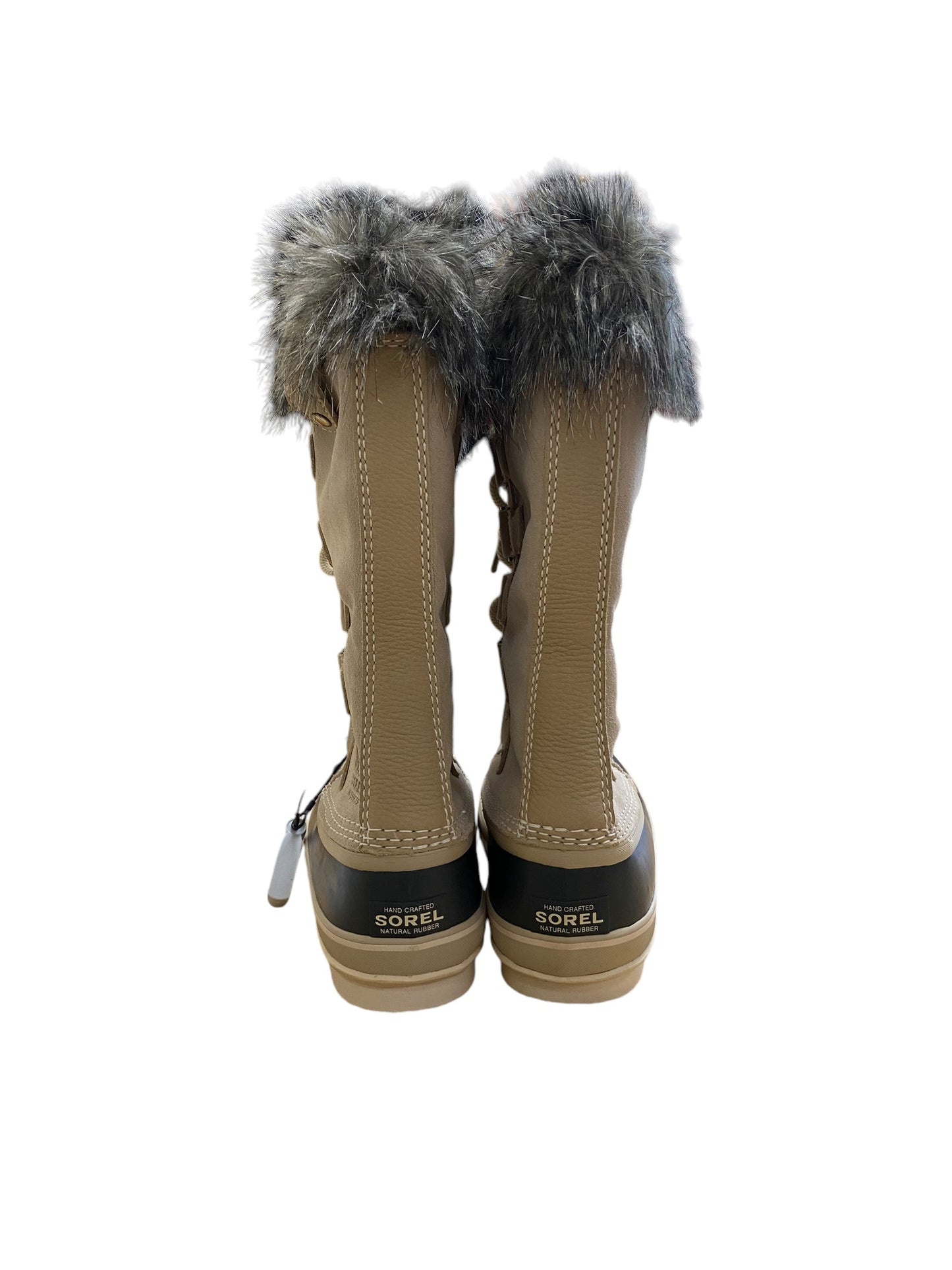 Boots Snow By Sorel In Grey & Tan, Size: 9