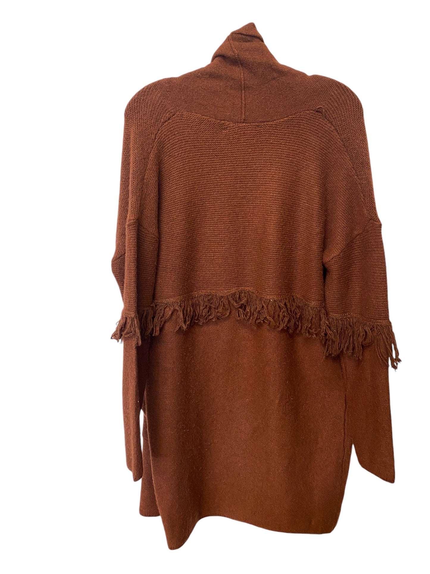 Cardigan By Tahari By Arthur Levine In Brown, Size: S