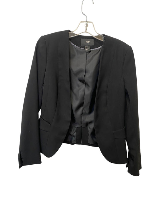 Blazer By H&m In Black, Size: 4