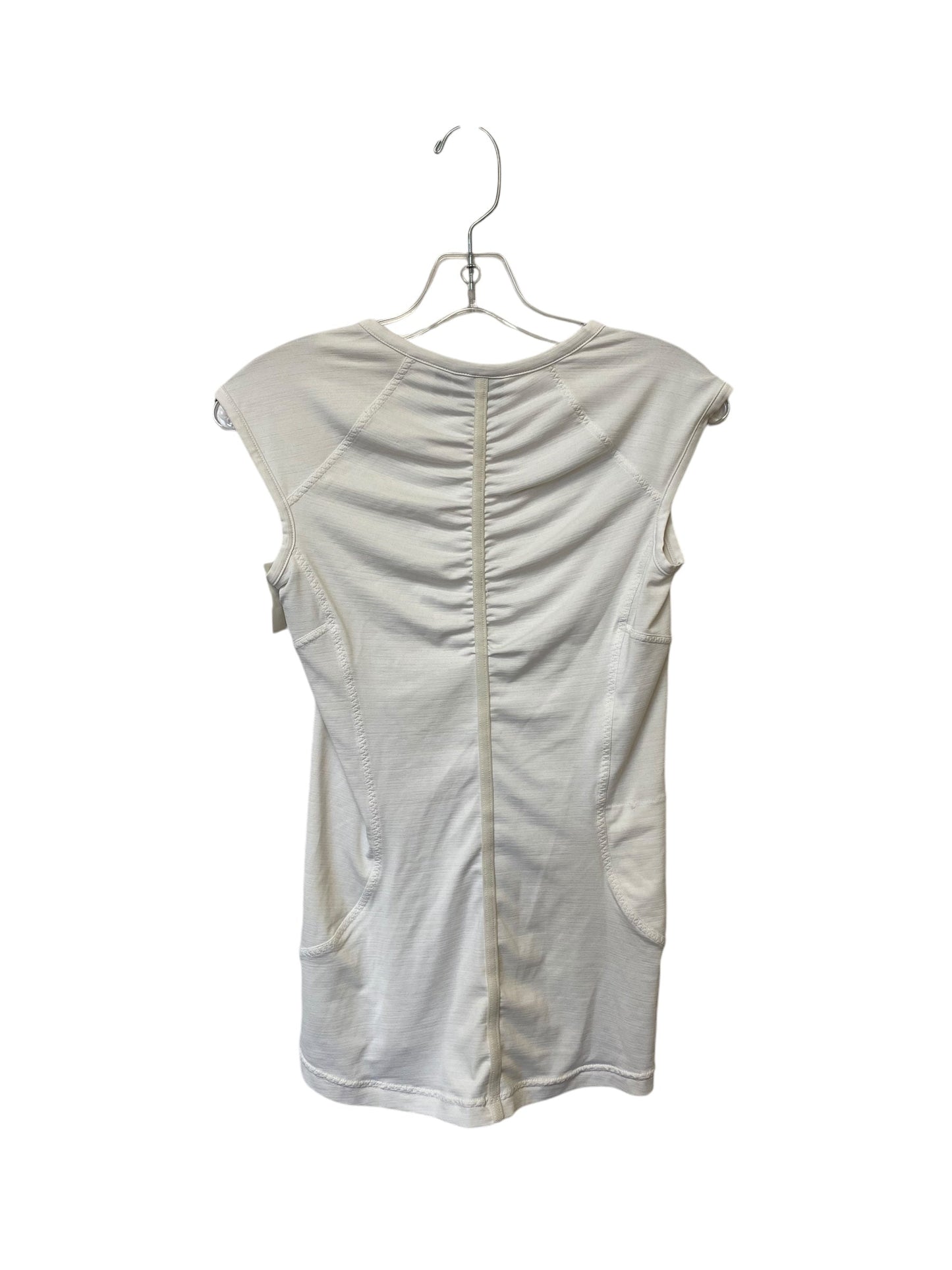 Top Sleeveless By Athleta In White, Size: Xxs