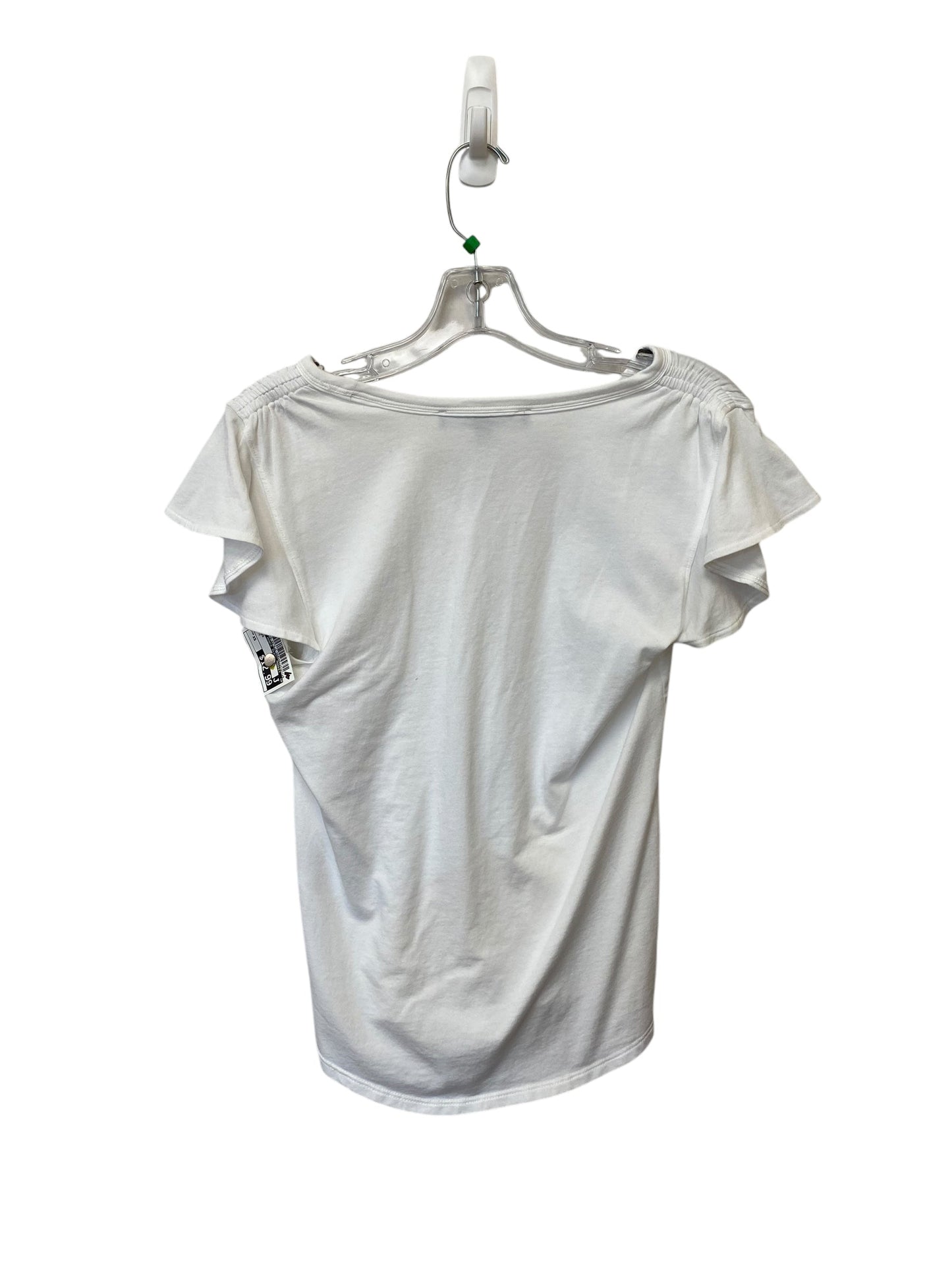 Top Short Sleeve By White House Black Market In White, Size: Xs