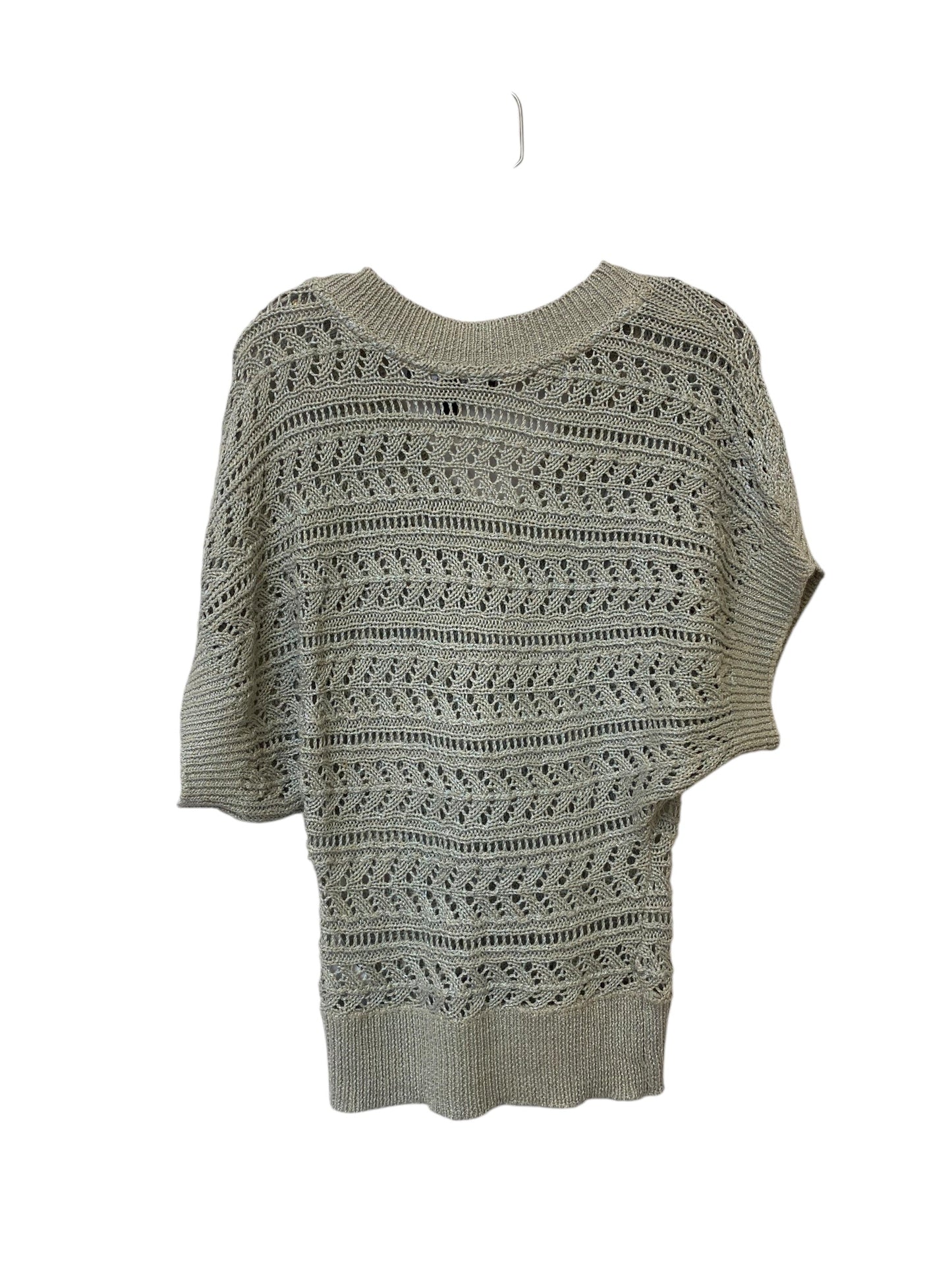 Sweater Short Sleeve By White House Black Market In Grey, Size: Xs