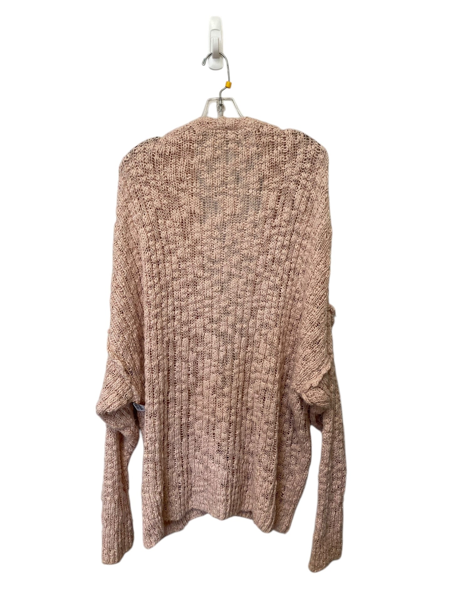 Cardigan By Free People In Pink, Size: L