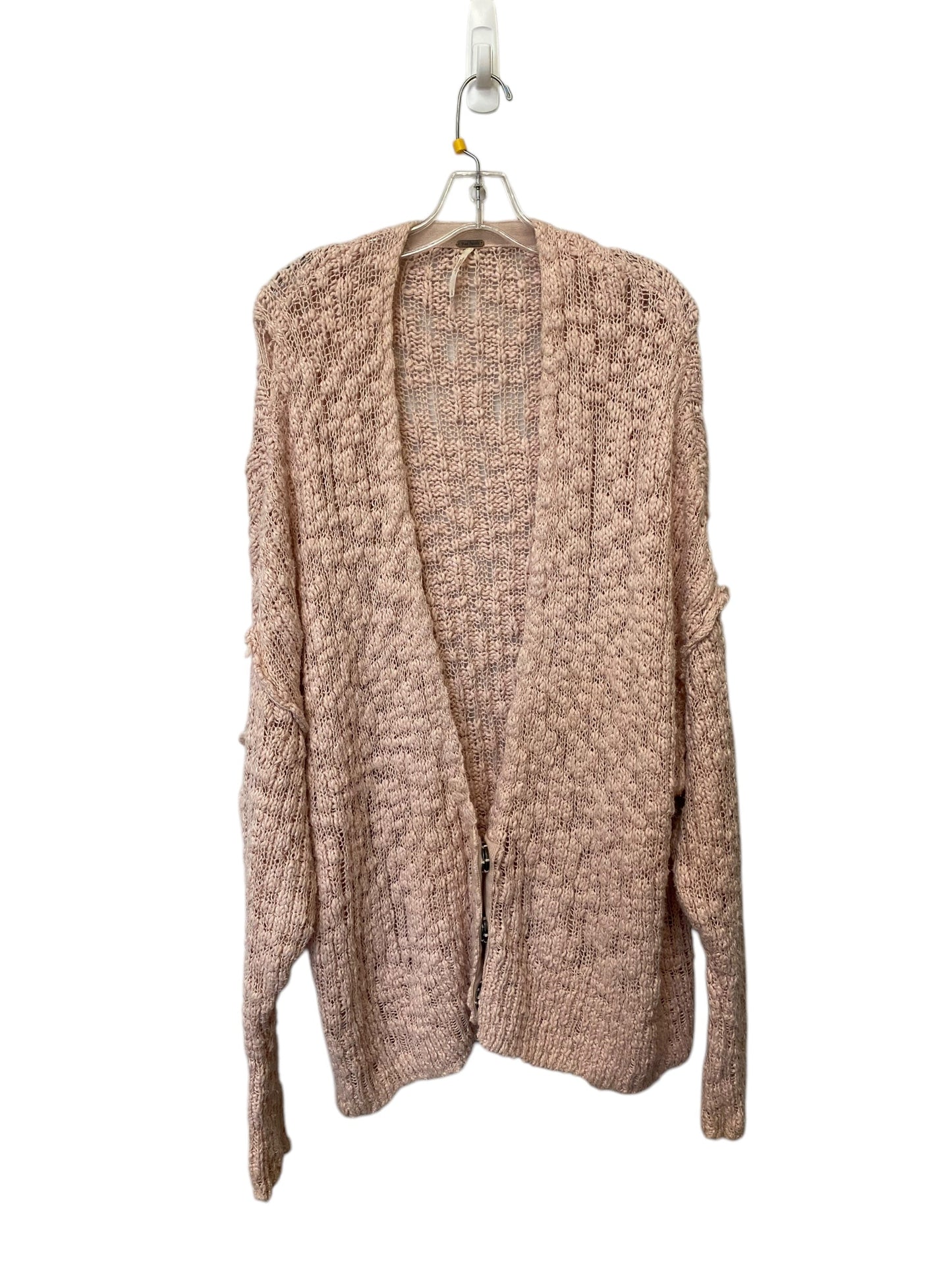 Cardigan By Free People In Pink, Size: L