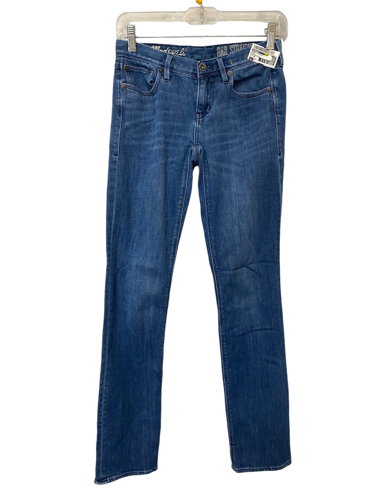 Jeans Straight By Madewell In Blue, Size: 26