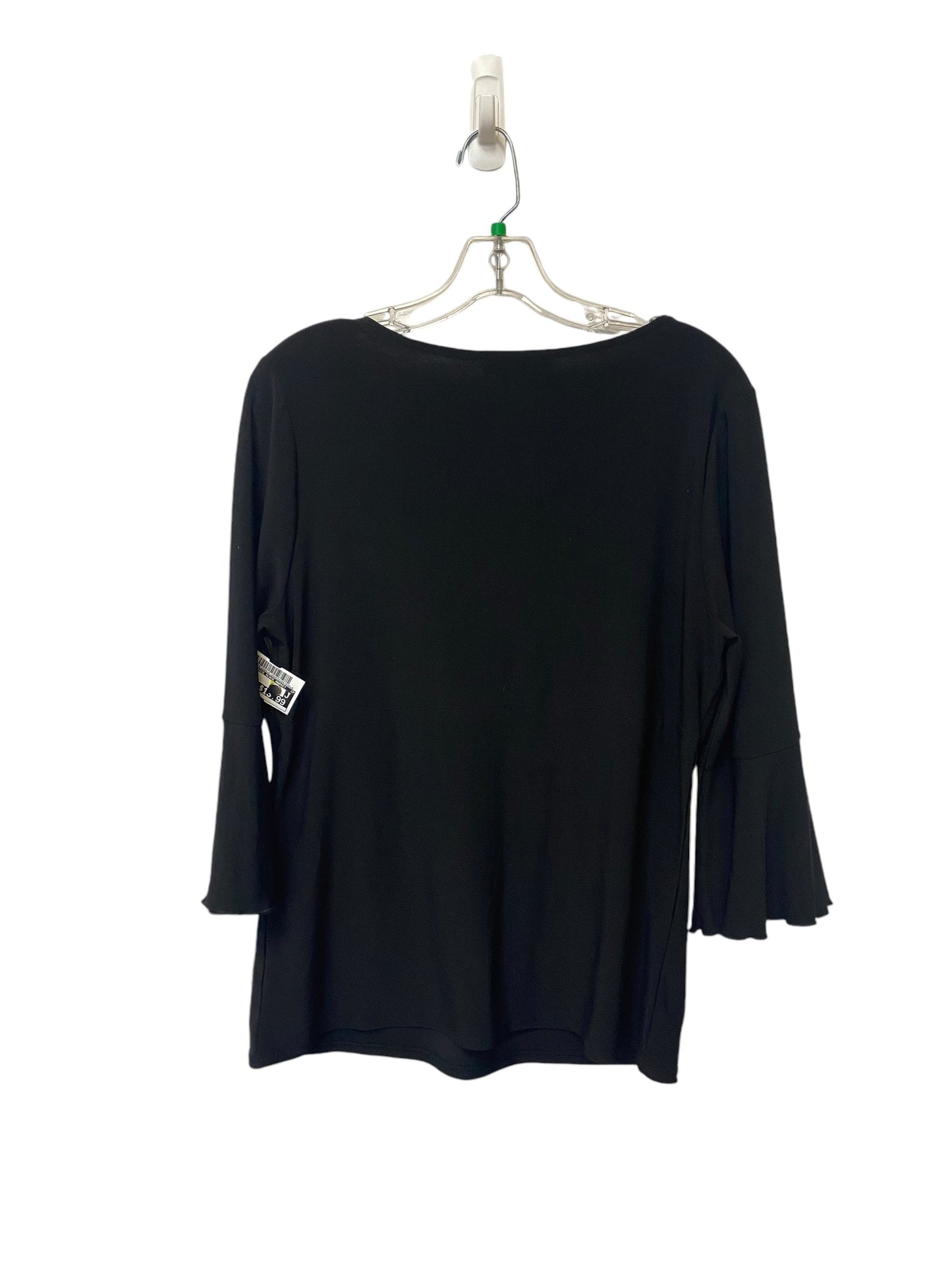 Top Long Sleeve By White House Black Market In Black, Size: L