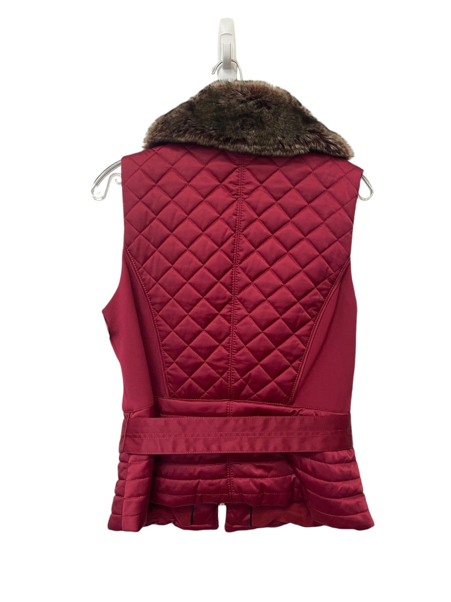 Vest Puffer & Quilted By White House Black Market In Red, Size: M