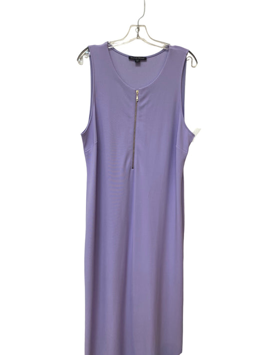 Dress Casual Maxi By Boston Proper In Purple, Size: Xl