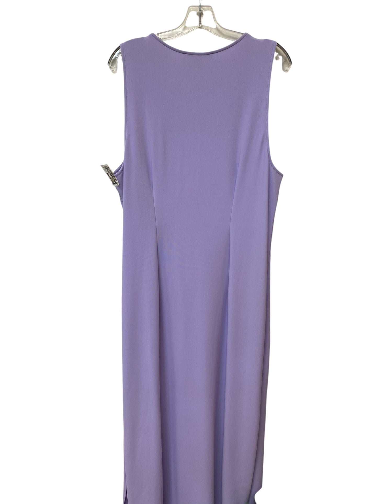 Dress Casual Maxi By Boston Proper In Purple, Size: Xl