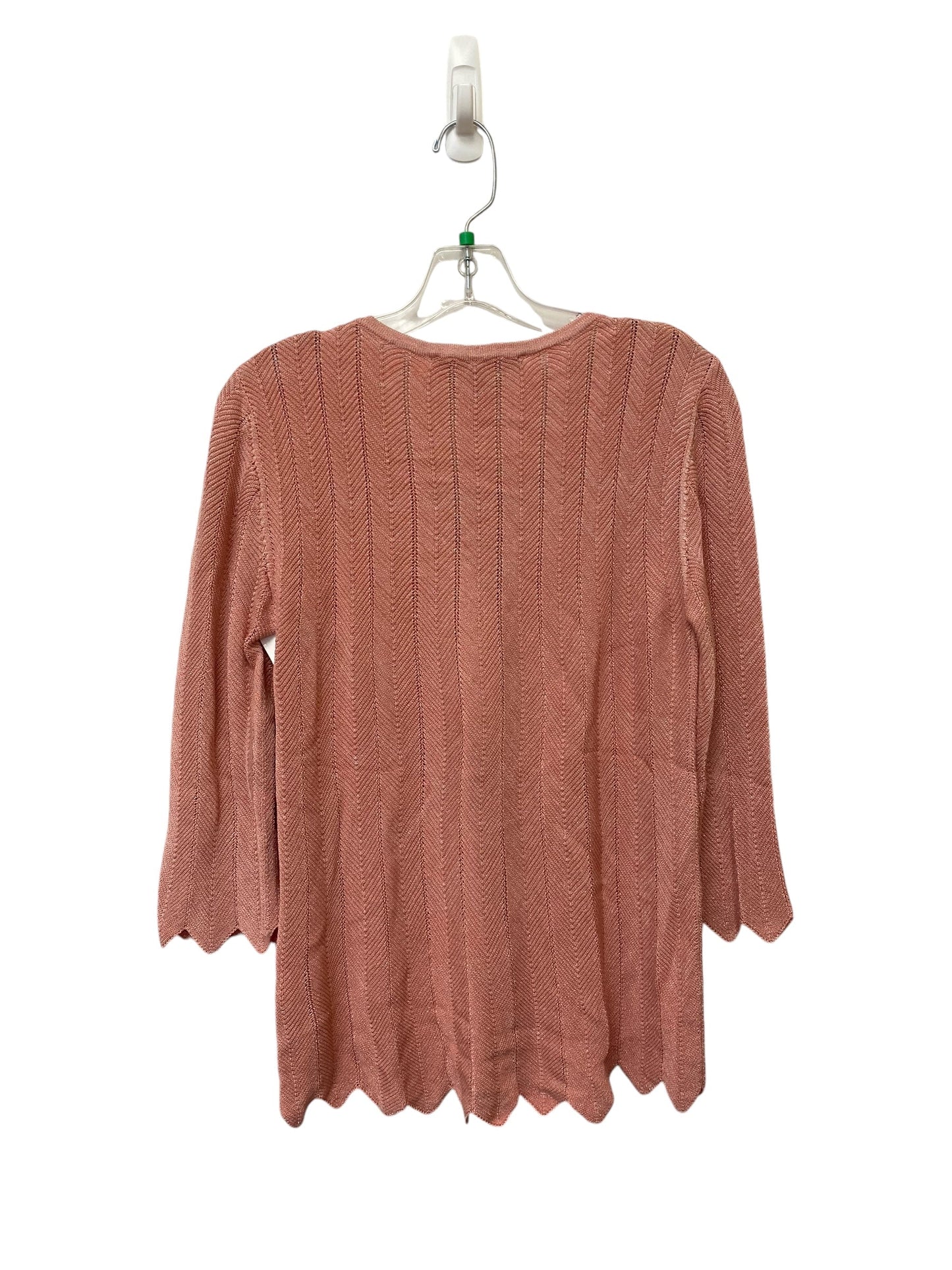 Top Long Sleeve By White House Black Market In Pink, Size: S