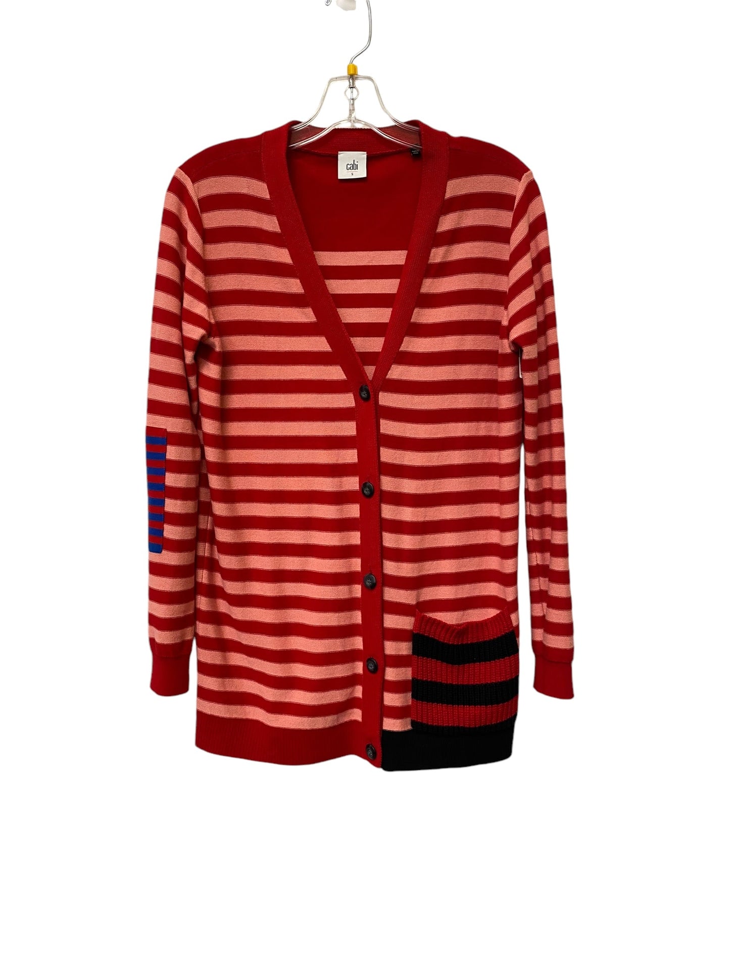 Cardigan By Cabi In Striped Pattern, Size: S