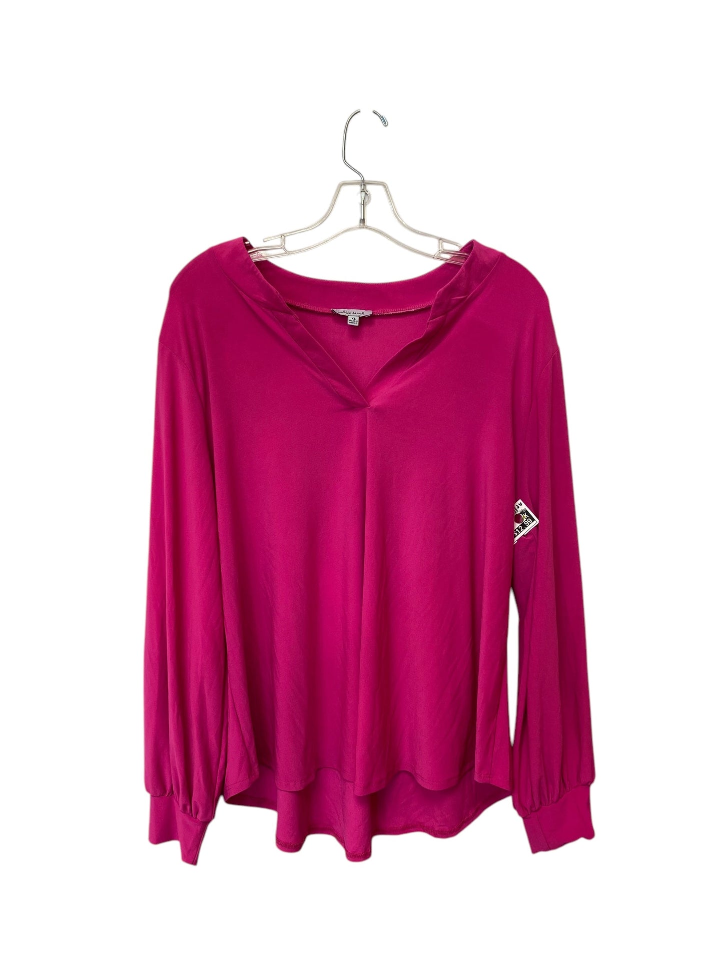 Top Long Sleeve By White Birch In Pink, Size: Xl